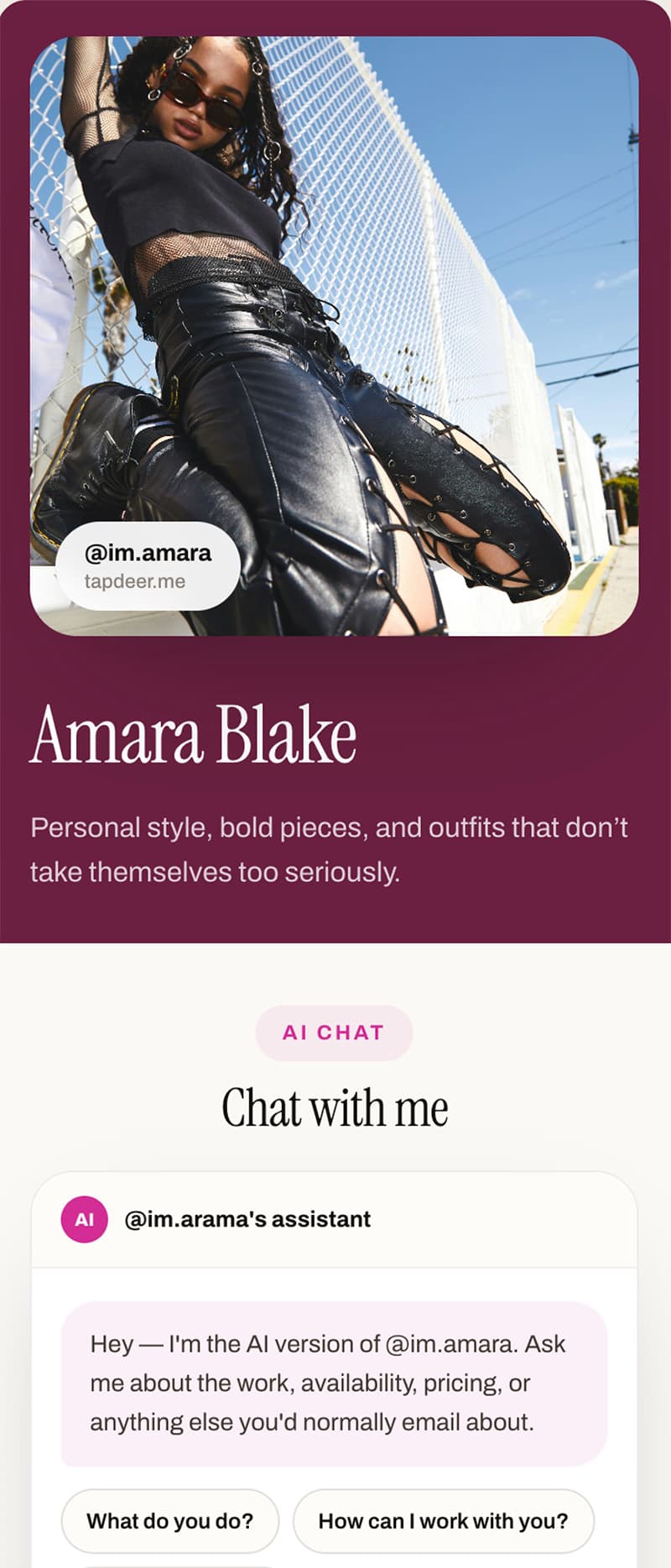A page using the Twofold Story header layout.